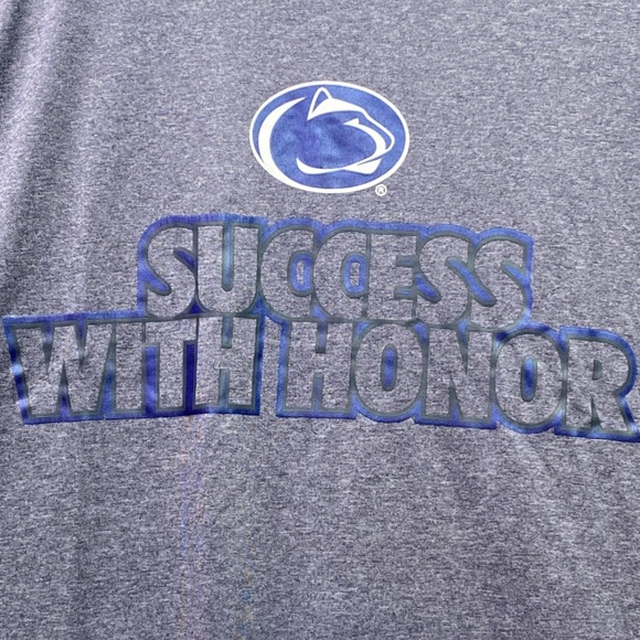 Penn State Nittany Lions Shirt Mens 2XL Success With Honor Spell Out Performance - Picture 2 of 7